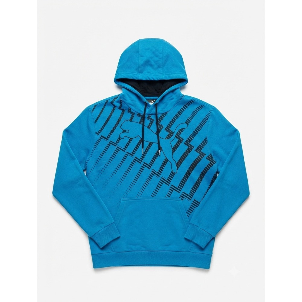 Puma Turquoise Blue Women's Hoodie Size Large